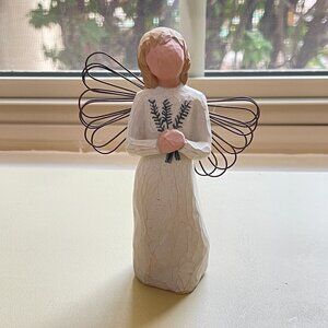 Willow Tree Angel of Remembrance Wire Wings Demdaco Susan Lordi 2001 Figurine